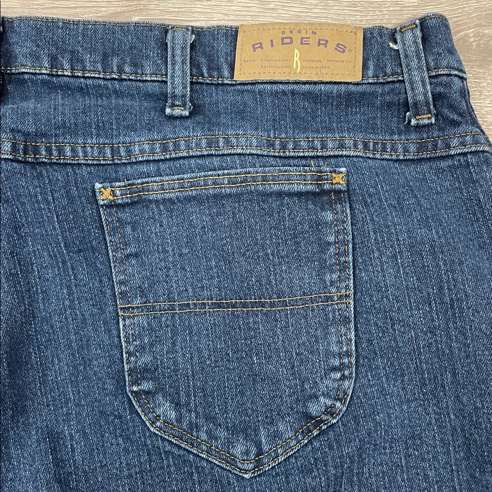 Riders By Lee Dark Wash Denim Jeans 157226H Size 22W - Picture 14 of 15